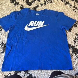 Nike RUN Tee in Vibrant Blue